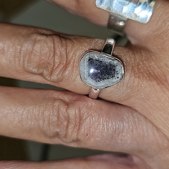 Cacoxnite sterling silver Ring size 9. New - Picture 1 of 8